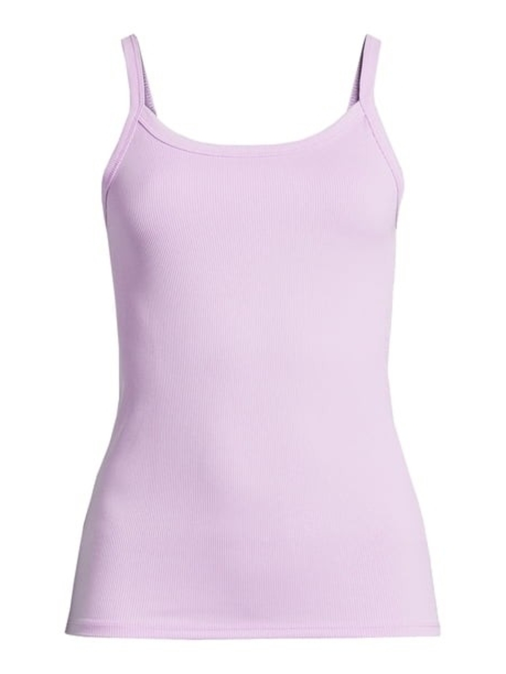 No Boundaries Lilac Ribbed Spaghetti Strap Tank